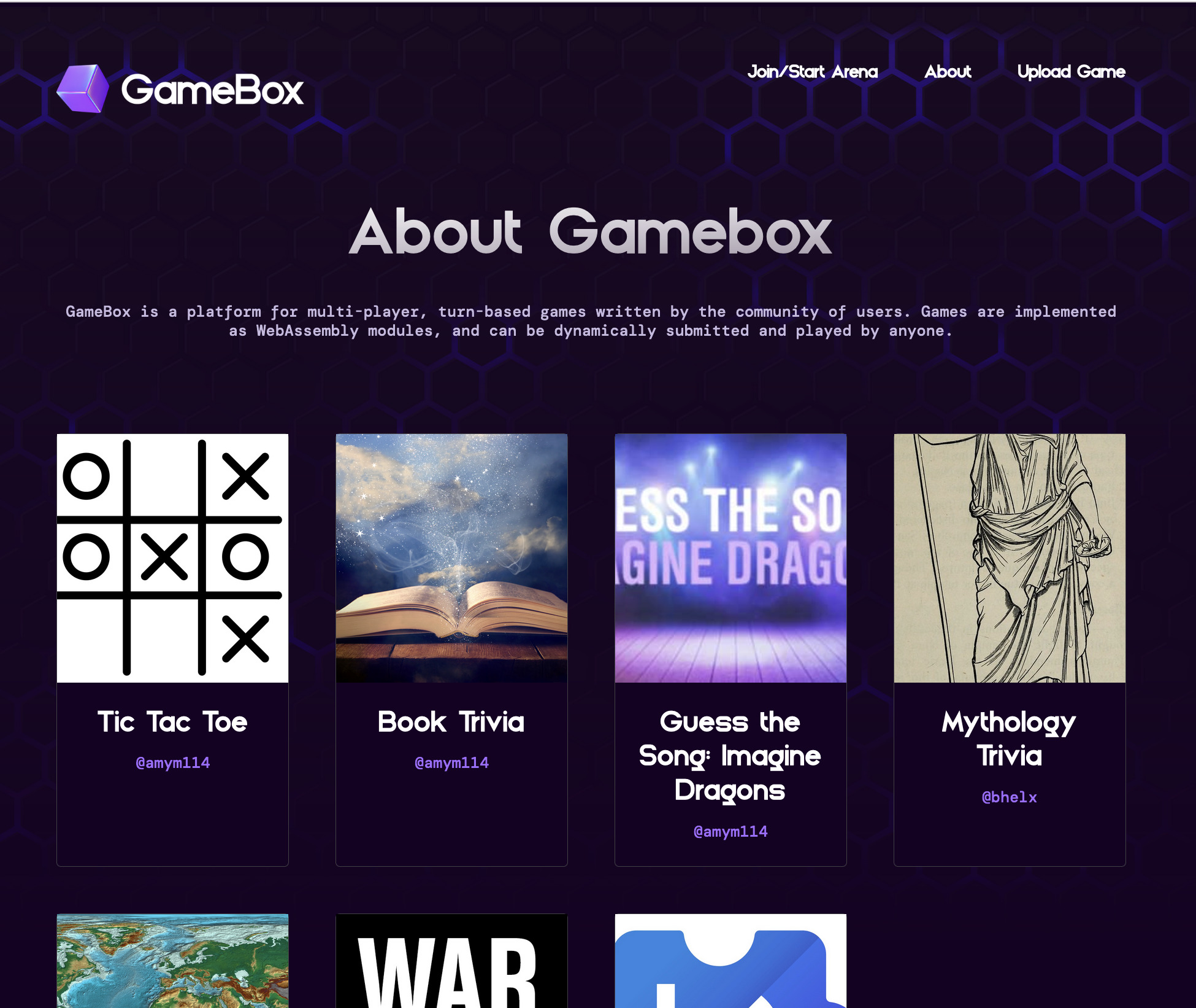 GameBox Screenshot